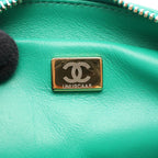 Chanel Backpack Quilted Square Chain Green Lambskin — view 5