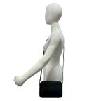 Gucci Vintage GG Logo Leather Mini Shoulder Bag Crossbody Pochette Black — view 2