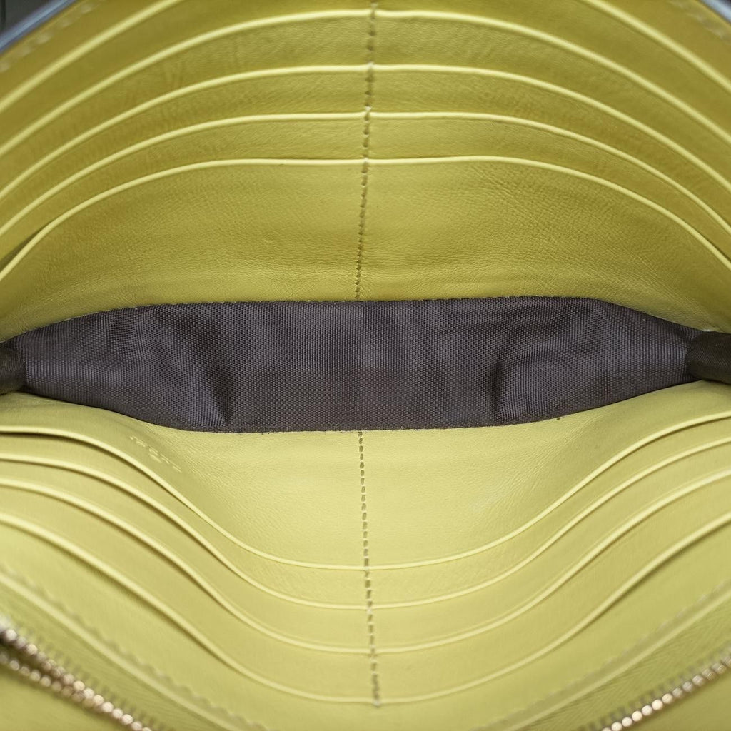 Gucci Interlocking Yellow Leather Shoulder — view 9