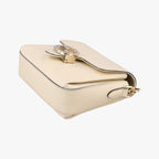 Gucci Interlocking Ivory Leather Shoulder — view 4