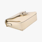 Gucci Interlocking Ivory Leather Shoulder — view 5