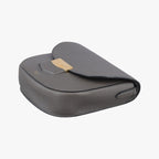 Celine Trotter Compact Gray Leather Shoulder — view 4