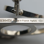 Hermes Chaine D'ancre Game Silver Necklace — view 7