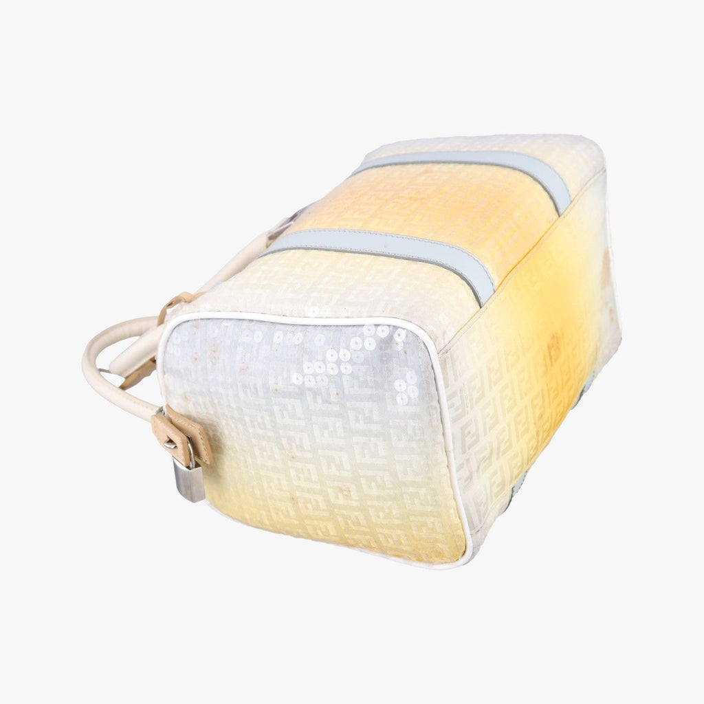 Fendi Sequin Yellow Gradient Multicolor An9 Handbag — view 5