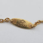 Dior Rose Des Vents Medallion Gold Green Necklace — view 6