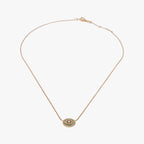 Dior Rose Des Vents Medallion Gold Green Necklace — view 3