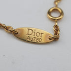 Dior Rose Des Vents Medallion Gold Green Necklace — view 7