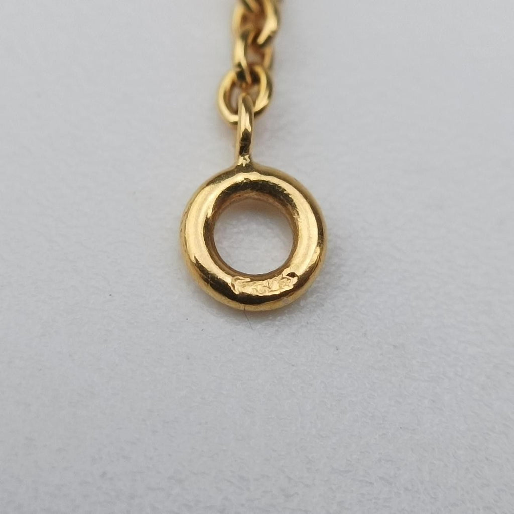 Dior Rose Des Vents Medallion Gold Green Necklace — view 9