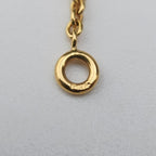 Dior Rose Des Vents Medallion Gold Green Necklace — view 9
