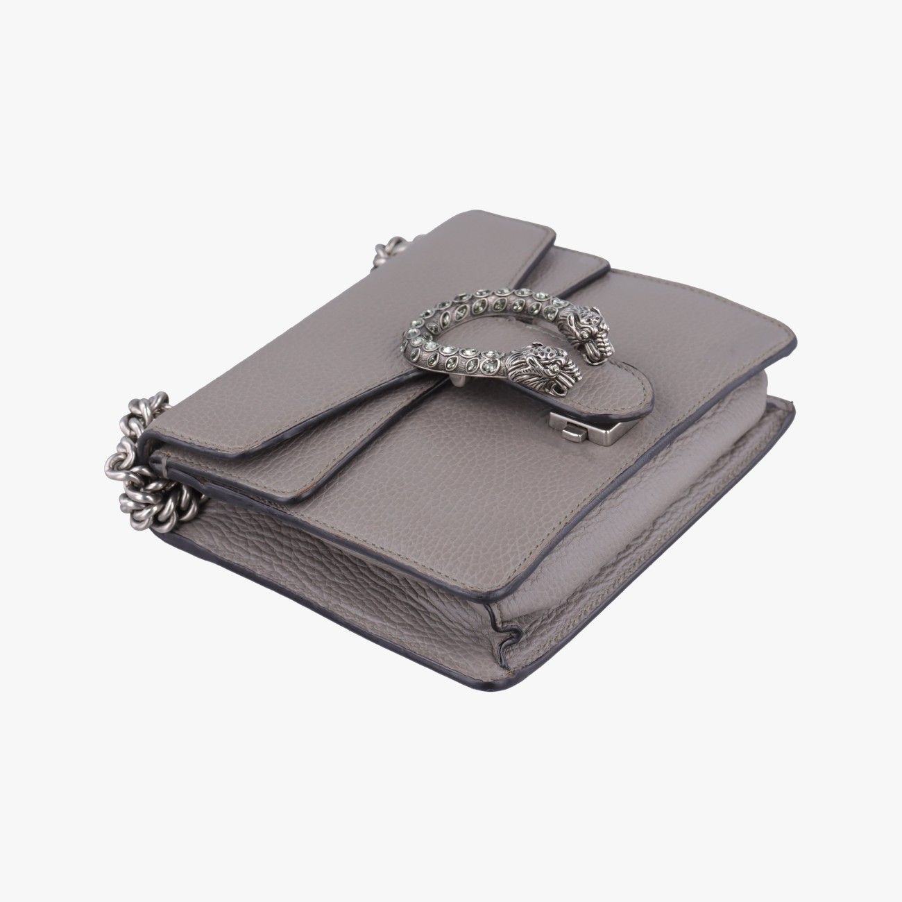 Gucci Dionysus Gray Leather Shoulder — view 5