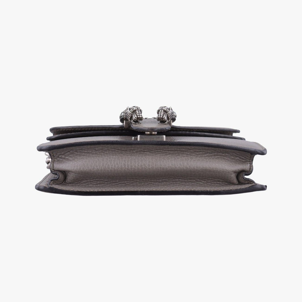 Gucci Dionysus Gray Leather Shoulder — view 3