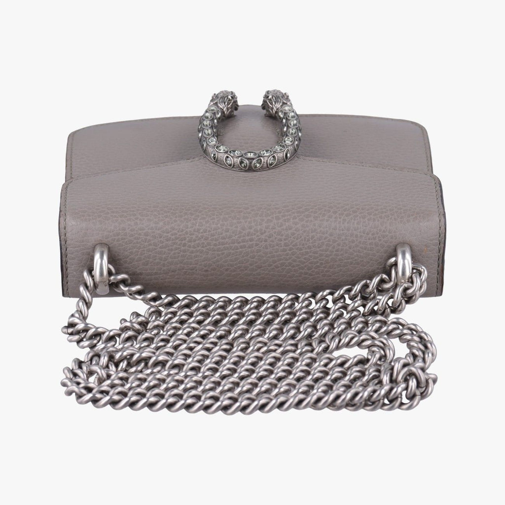 Gucci Dionysus Gray Leather Shoulder — view 8
