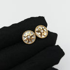 Dior Rose Des Vents White Yellow Gold Earring — view 4