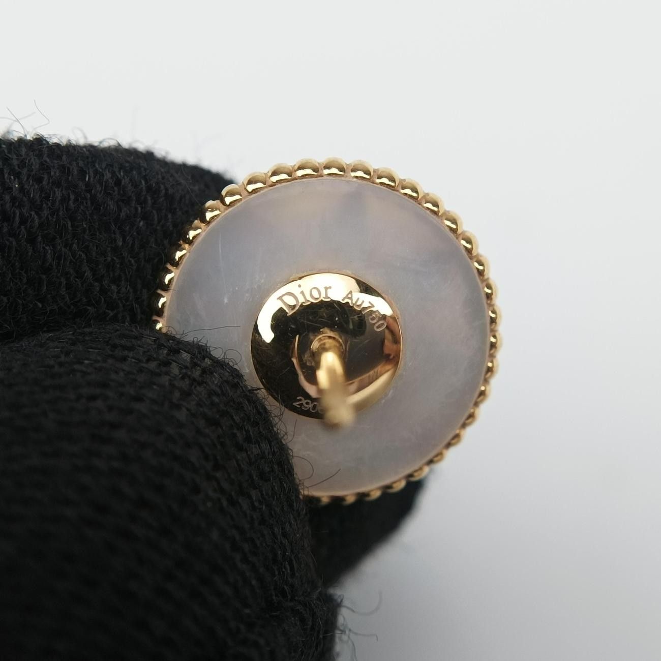 Dior Rose Des Vents White Yellow Gold Earring — view 5