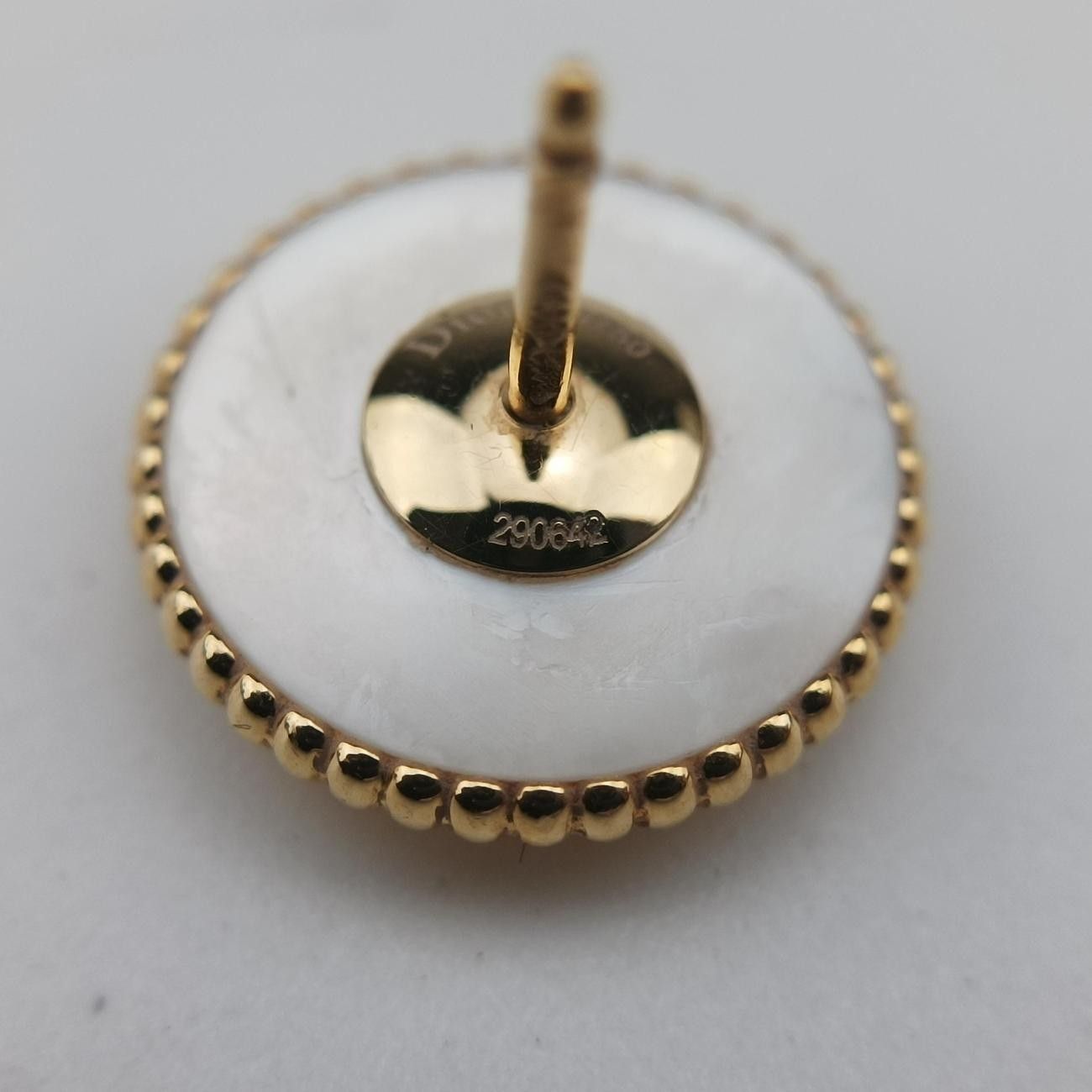 Dior Rose Des Vents White Yellow Gold Earring — view 6