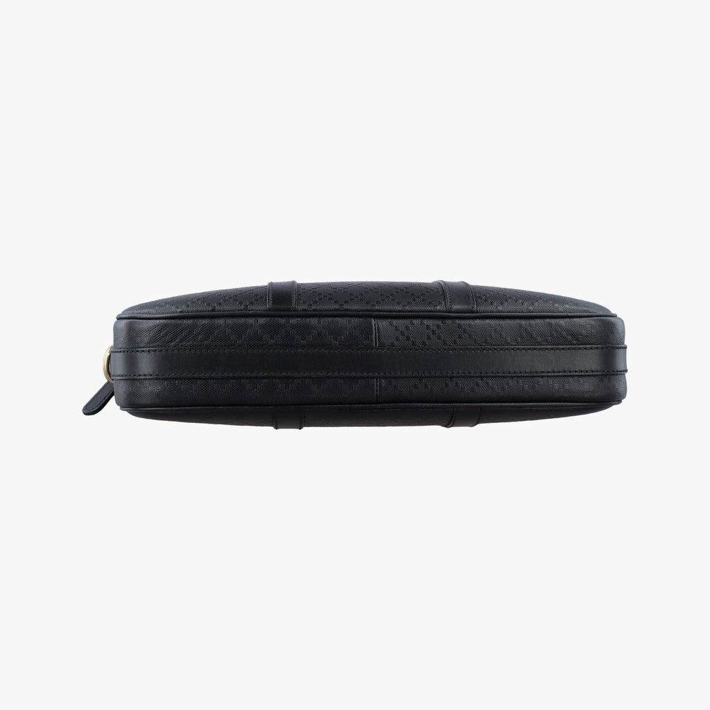 Gucci Diamante Black Leather Handbag — view 3