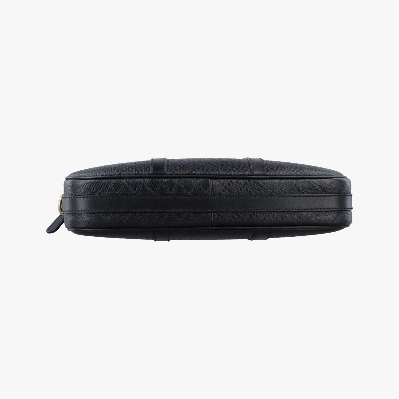 Gucci Diamante Black Leather Handbag — view 3