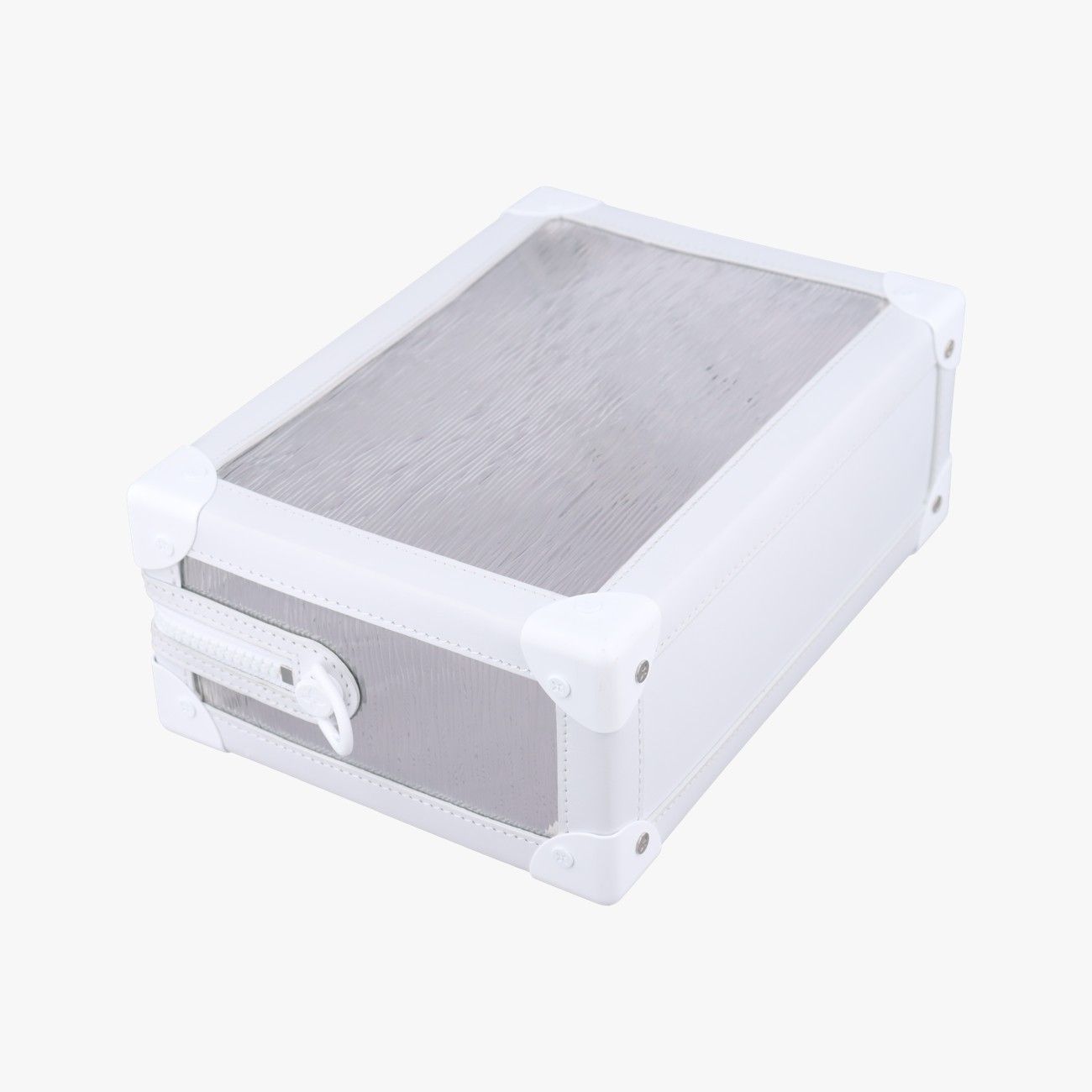 Louis Vuitton Soft Trunk Transparent White Epi Plage — view 7