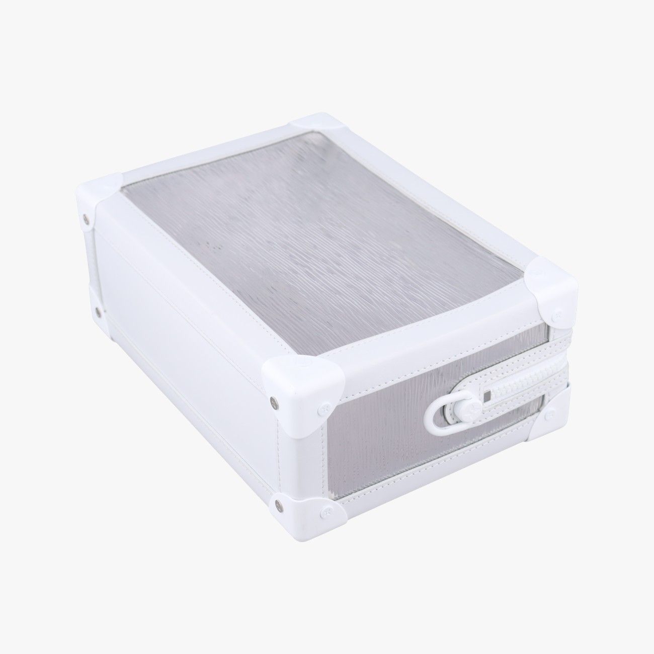 Louis Vuitton Soft Trunk Transparent White Epi Plage — view 4