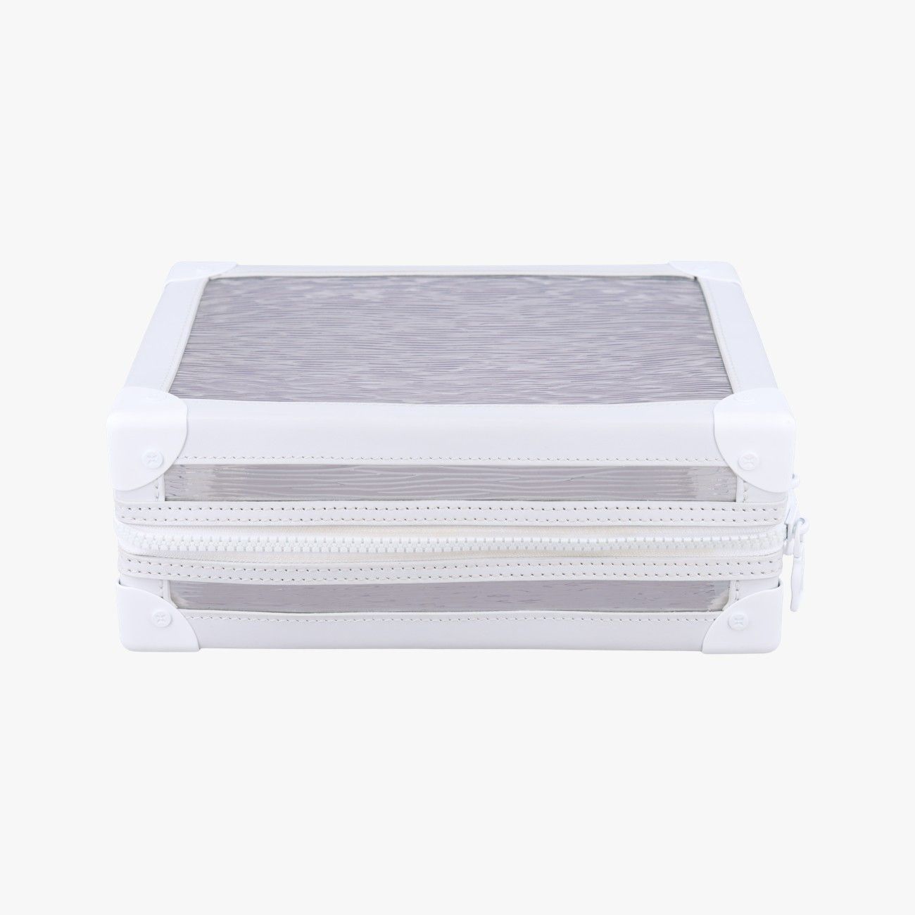 Louis Vuitton Soft Trunk Transparent White Epi Plage — view 8