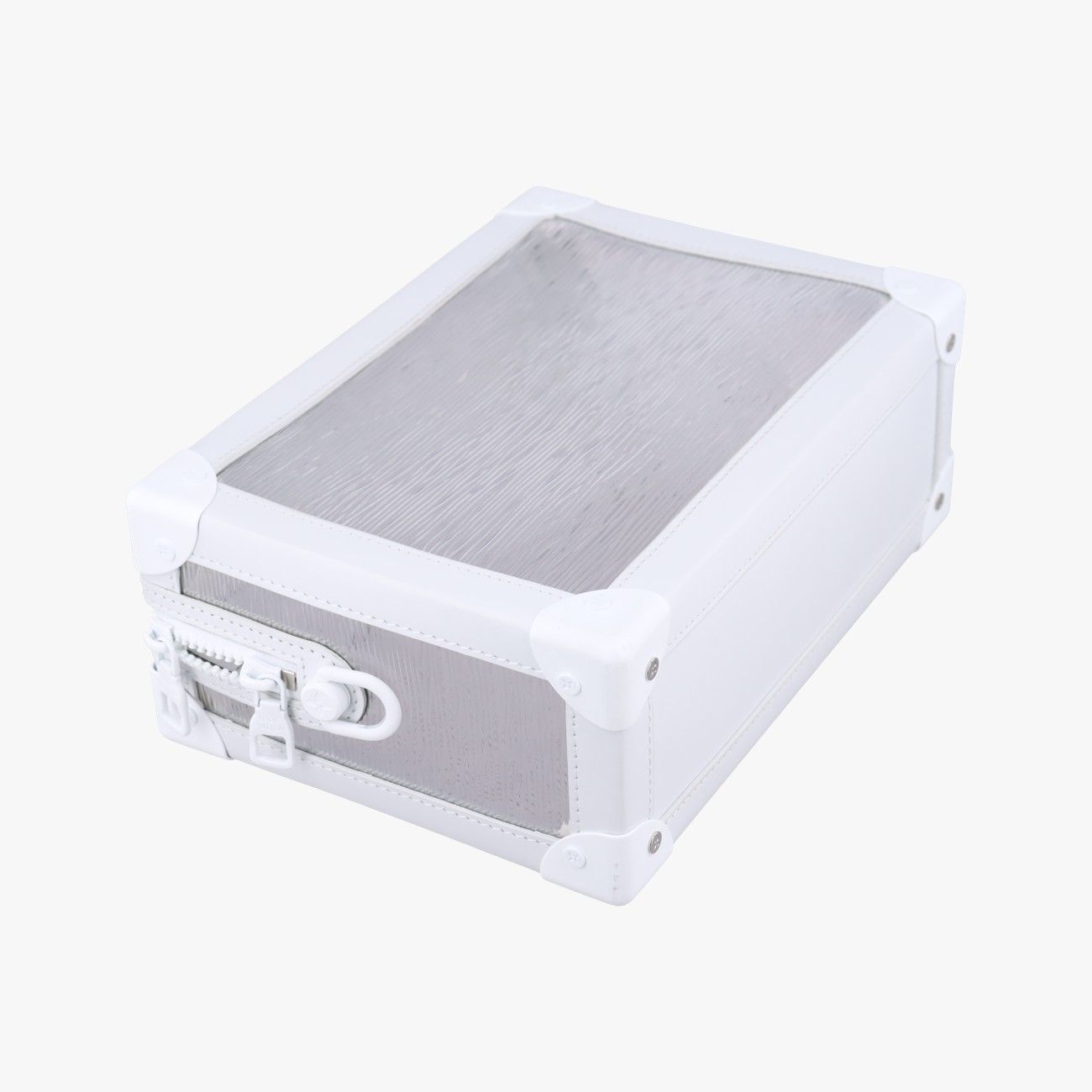 Louis Vuitton Soft Trunk Transparent White Epi Plage — view 5