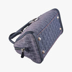 Dior Trotter Gray Multicolor Canvas Handbag — view 5