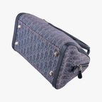 Dior Trotter Gray Multicolor Canvas Handbag — view 6