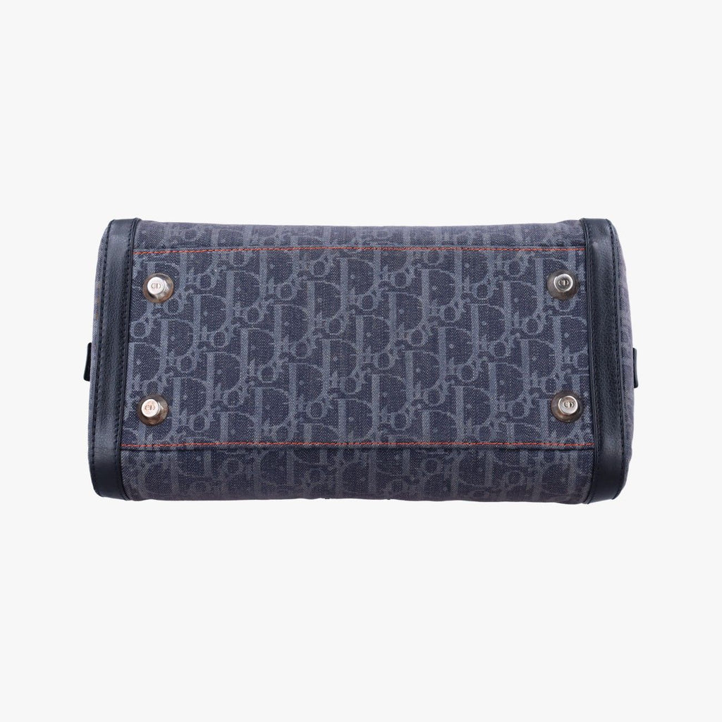 Dior Trotter Gray Multicolor Canvas Handbag — view 3