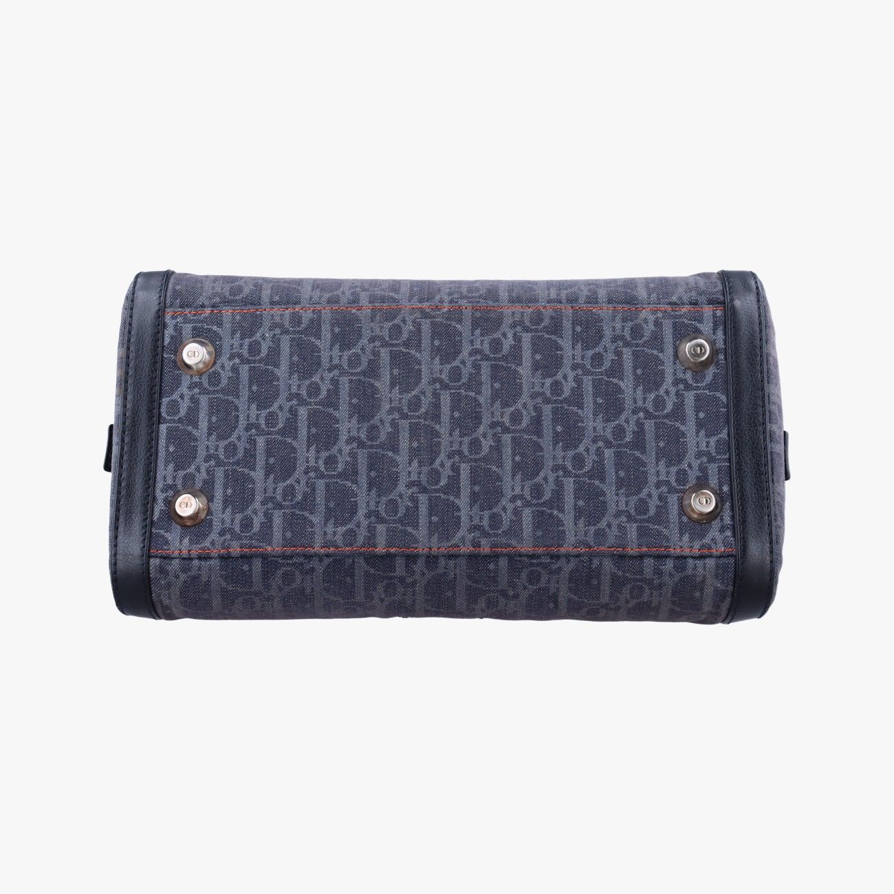 Dior Trotter Gray Multicolor Canvas Handbag — view 3