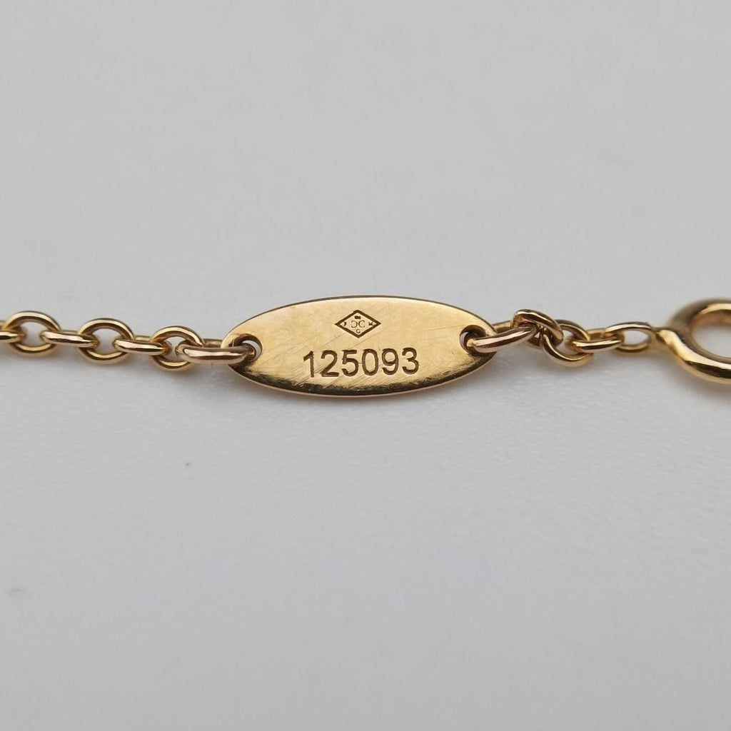 Dior Rose Des Vents Medallion Red Gold Bracelet — view 6