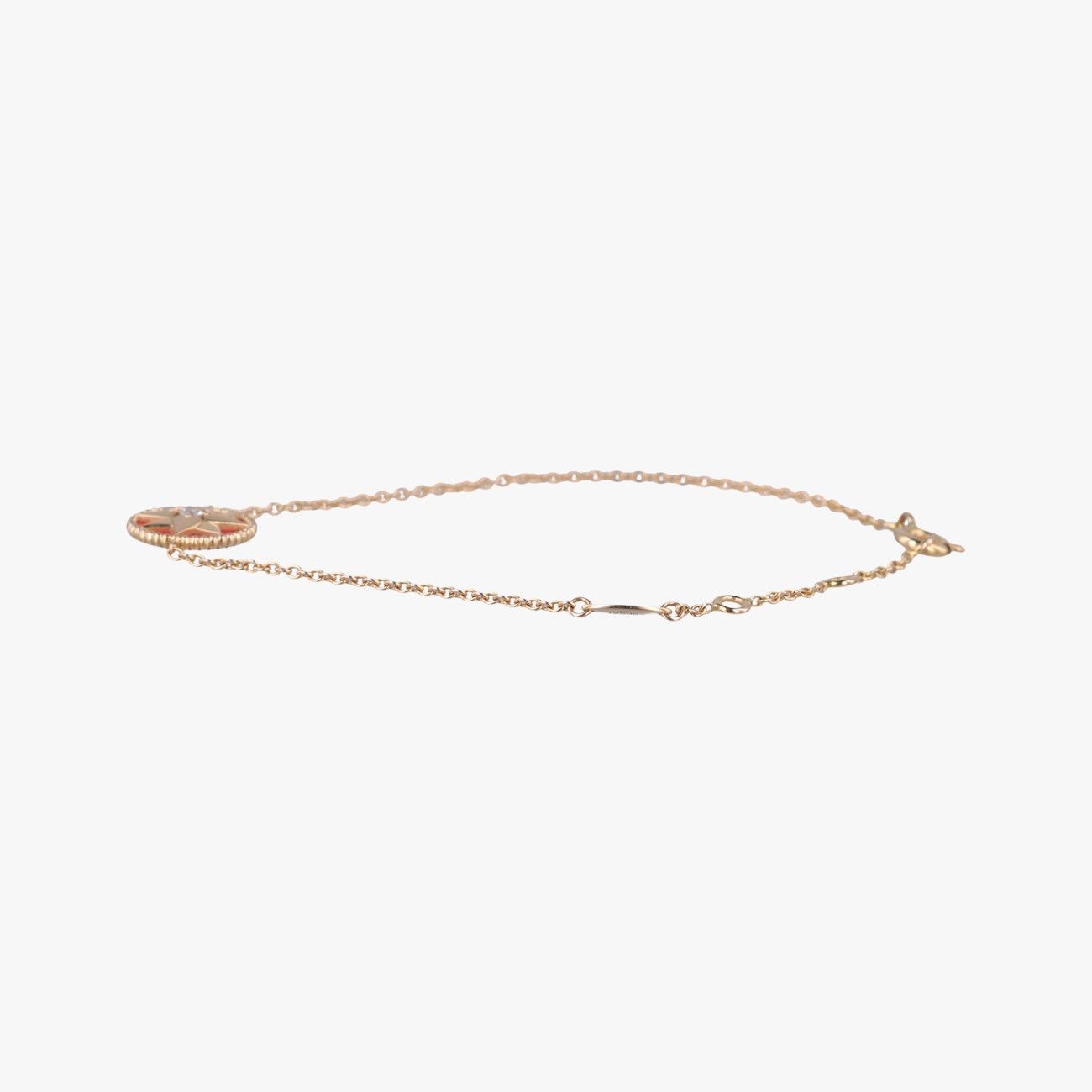 Dior Rose Des Vents Medallion Red Gold Bracelet — view 3