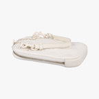 Dior Lady Lindy All White Leather Handbag — view 7
