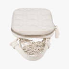 Dior Lady Lindy All White Leather Handbag — view 8