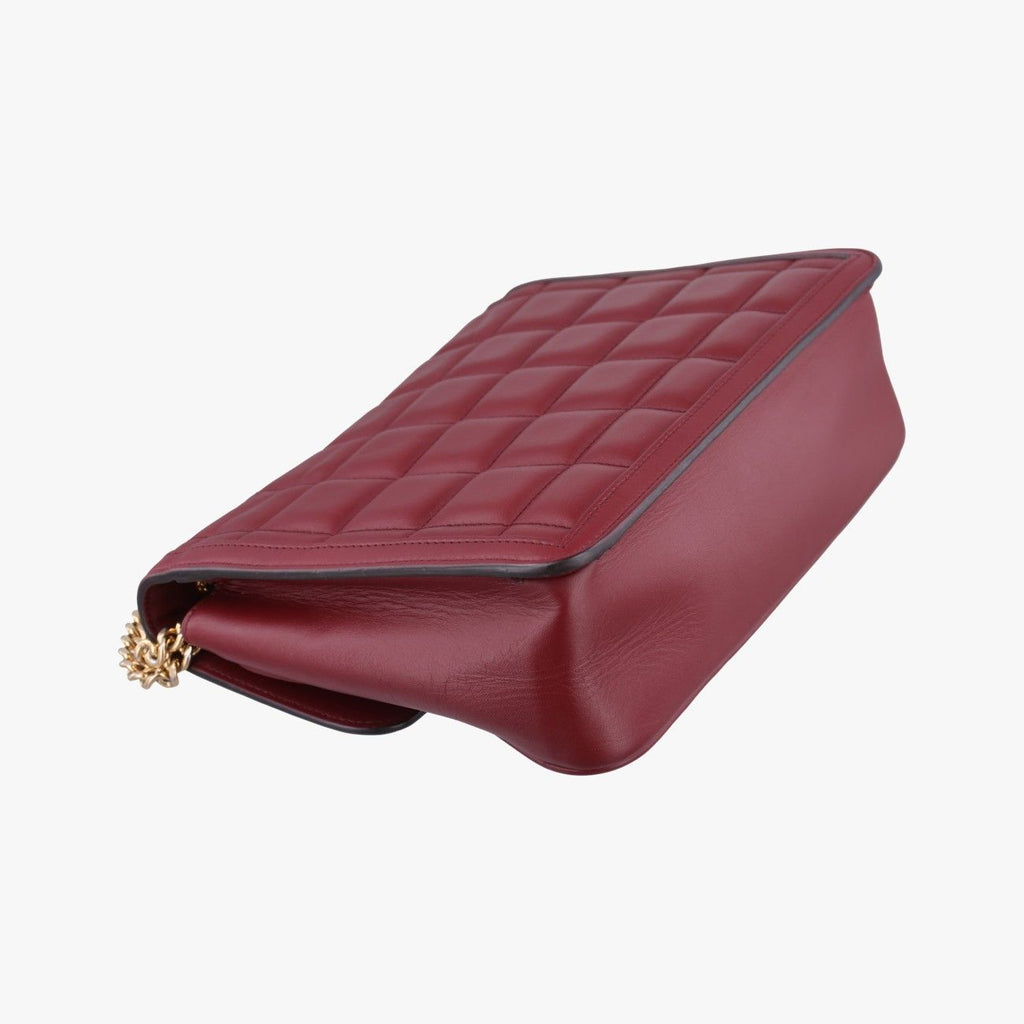 Gucci Mini Deco Wine Red Leather Shoulder — view 7