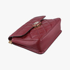 Gucci Mini Deco Wine Red Leather Shoulder — view 5