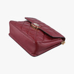 Gucci Mini Deco Wine Red Leather Shoulder — view 4