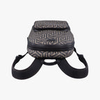 Gucci GG Blue Muslin Beige Black Multi Color Canvas Backpack — view 8