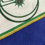 Hermes Scarf Carre 90 Blue Ivory Multi les Voitures a Transformation — view 7