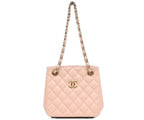 Chanel Pink Caviar Gold Mini Bucket