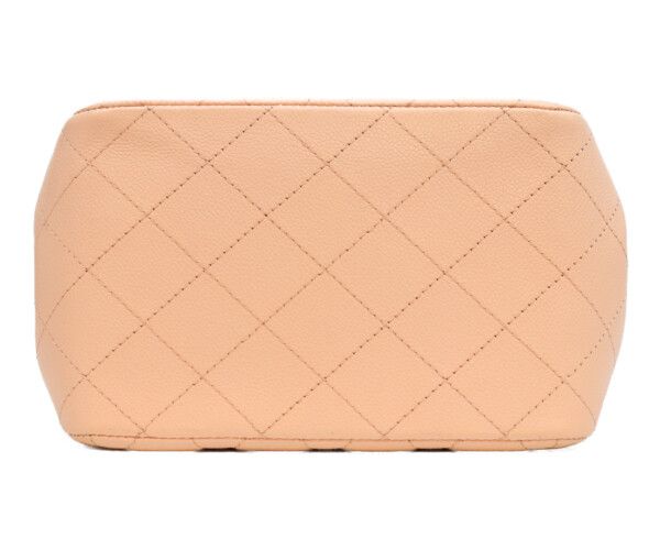 Chanel Pink Caviar Gold Mini Bucket — view 5