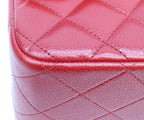 Chanel Red Caviar Silver Double Flap Deca Quilted 30 — view 7