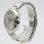 Cartier Watch Baron Blue MM Stainless Steel Silver Dial Boys — view 3