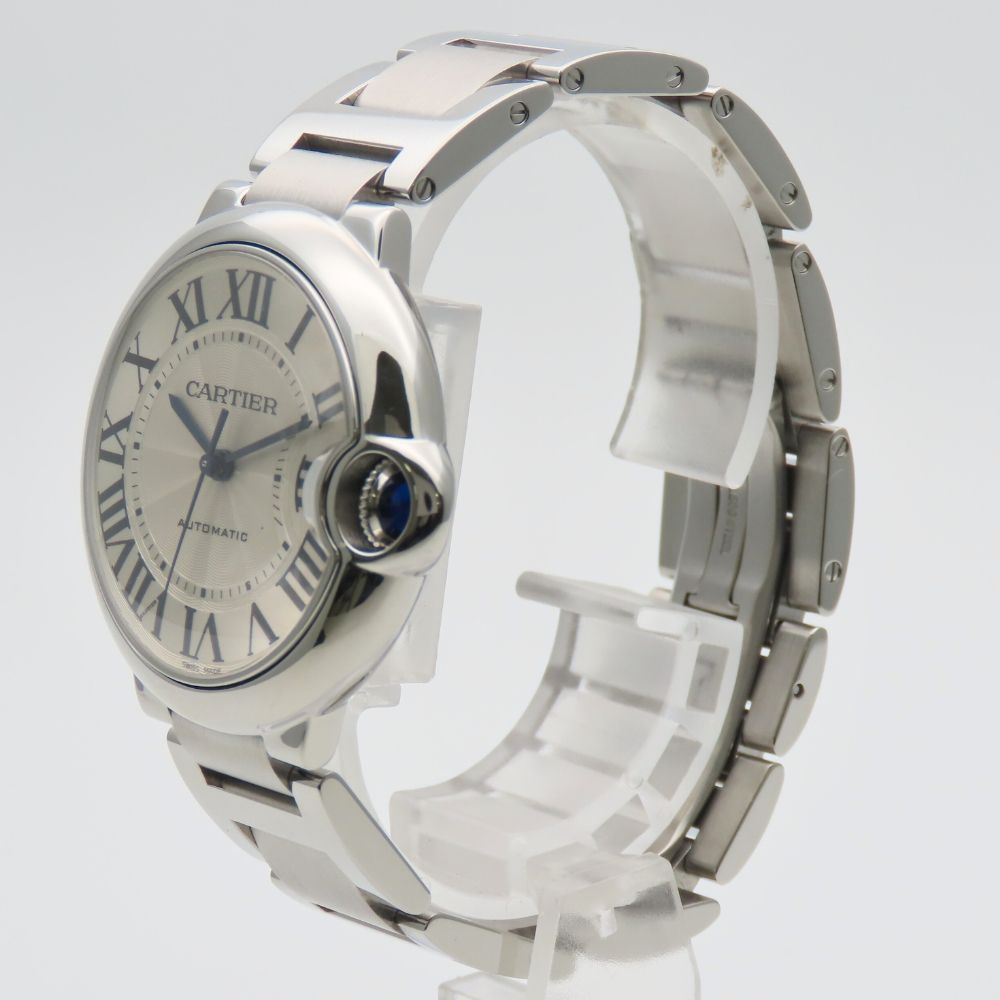 Cartier Watch Baron Blue MM Stainless Steel Silver Dial Boys — view 3