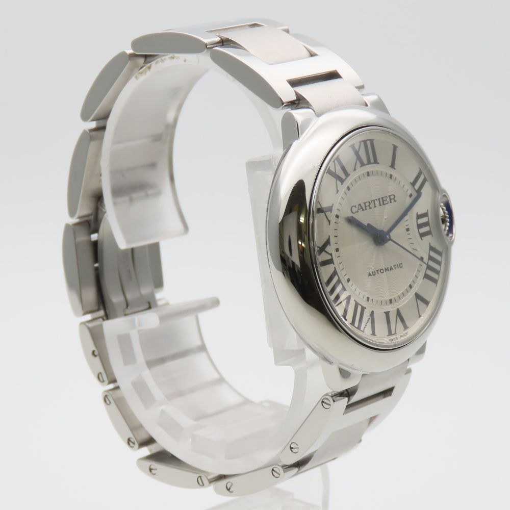 Cartier Watch Baron Blue MM Stainless Steel Silver Dial Boys — view 4