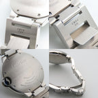 Cartier Watch Baron Blue MM Stainless Steel Silver Dial Boys — view 9