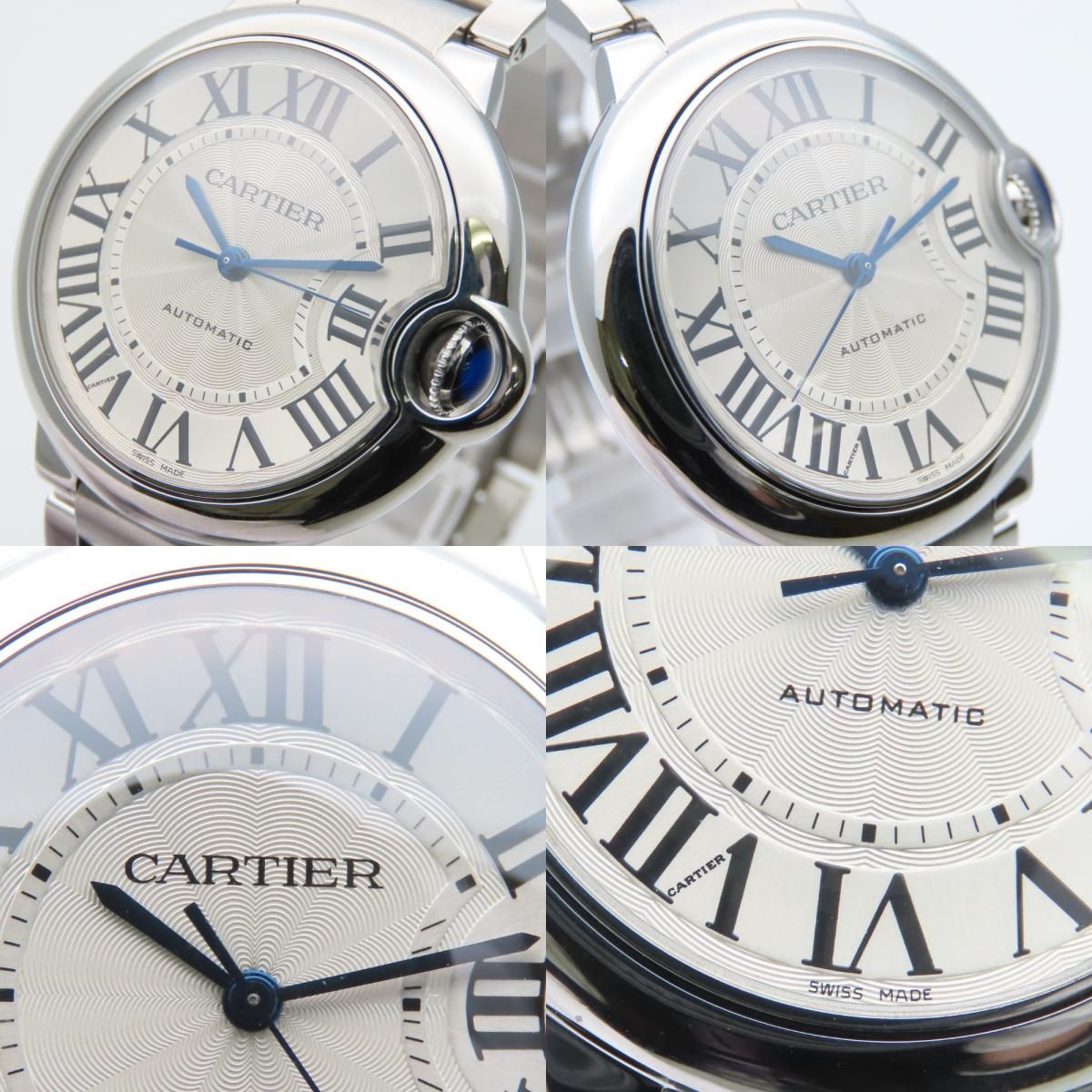 Cartier Watch Baron Blue MM Stainless Steel Silver Dial Boys — view 6