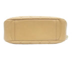 Chanel Beige Caviar Leather Quilted Shoulder Bag 26 — view 5
