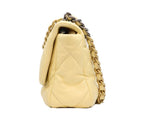 Chanel Yellow Lambskin 19 Small Chain Shoulder — view 2