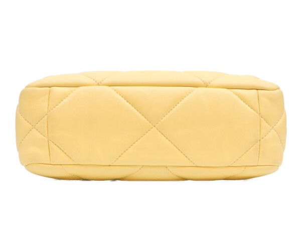 Chanel Yellow Lambskin 19 Small Chain Shoulder — view 5