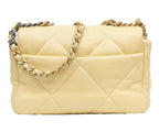 Chanel Yellow Lambskin 19 Small Chain Shoulder — view 3